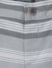 Short chino rayé pour bébés et tout-petits garçons