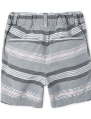 Short chino rayé pour bébés et tout-petits garçons