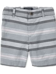Short chino rayé pour bébés et tout-petits garçons