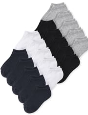 Pack de 20 calcetines tobilleros unisex para niños