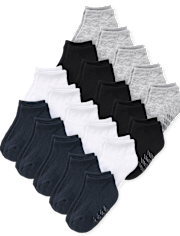 Lot de 20 paires de chaussettes rembourrées unisexes pour bébés et tout-petits