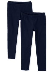 Lot de 2 leggings pour filles