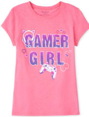 Girls Video Game Graphic Tee