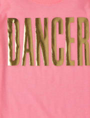 Girls Glitter Dancer Graphic Tee