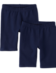 Girls Bike Shorts 2-Pack