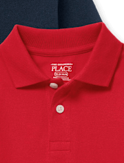 Polo de piqué de uniforme para bebés y niños pequeños, paquete de 2