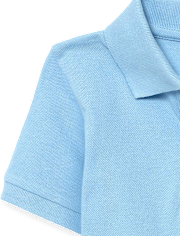 Lot de 2 polos uniformes en piqué pour bébés et tout-petits garçons