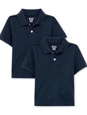 Baby And Toddler Uniform Pique Polo 2-Pack