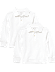 Baby And Toddler Uniform Pique Polo 2-Pack