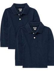 Baby And Toddler Uniform Pique Polo 2-Pack