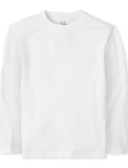 Camiseta básica con capas de uniforme para bebés y niños pequeños, paquete de 4