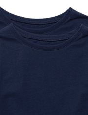 Lot de 2 t-shirts superposés de base pour filles