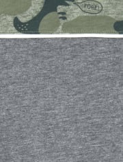 Baby And Toddler Boys Camo Dino Outfit Set