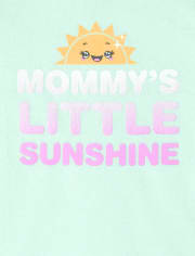 Baby Girls Mommy's Sunshine Graphic Bodysuit