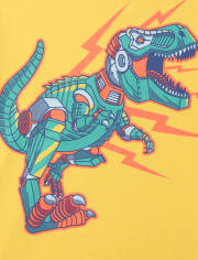 Camiseta con gráfico Dino Robot para niños