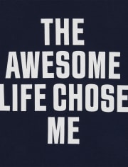Boys Awesome Life Graphic Tee