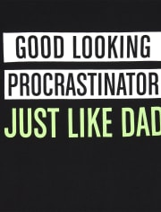 Boys Just Like Dad Graphic Tee