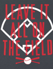 Boys Baseball Graphic Tee