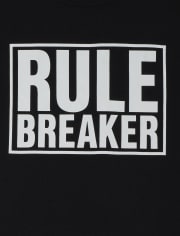 Boys Dad And Me Rule Breaker Matching Graphic Tee