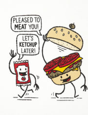 Boys Hamburger Graphic Tee
