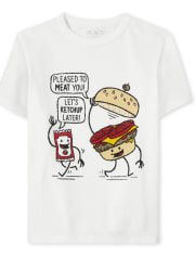 Boys Hamburger Graphic Tee