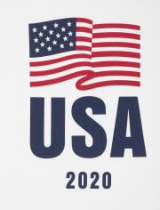 Mens Matching Family Americana Flag 2020 Graphic Tee