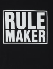 Camiseta gráfica a juego Dad And Me Rule Maker para hombre