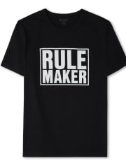 Camiseta gráfica a juego Dad And Me Rule Maker para hombre
