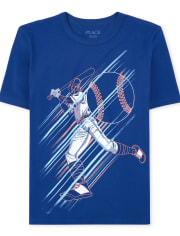 Boys Baseball Graphic Tee