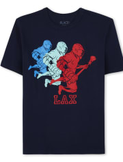 Boys Lacrosse Graphic Tee
