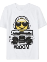 Boys Emoji DJ Graphic Tee