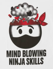 Camiseta con gráfico Ninja para niños