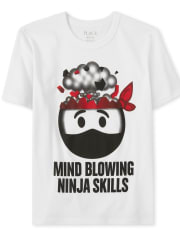 Camiseta con gráfico Ninja para niños