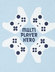 Camiseta con gráfico de videojuego para niños