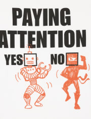 Boys Paying Attention Graphic Tee