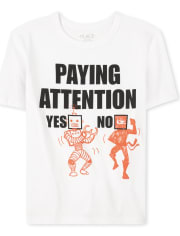 Boys Paying Attention Graphic Tee