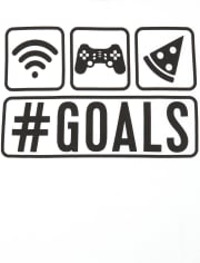 Camiseta con gráfico Goals para niños