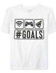 Camiseta con gráfico Goals para niños