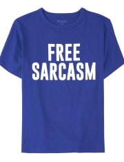 Boys Free Sarcasm Graphic Tee