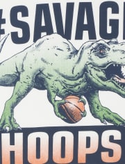 Boys Basketball Dino Graphic Tee