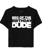 Baby And Toddler Boys Matching Family Birthday Graphic Tee
