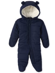 next baby boy snowsuit