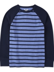 Boys Striped Thermal Top