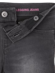 Jegging en denim tricoté ultra doux pour fille