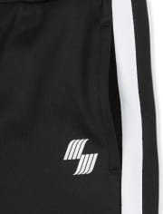 Pack de 2 pantalones deportivos deportivos con rayas laterales para niño