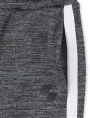 Pack de 2 pantalones deportivos deportivos con rayas laterales para niño