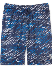 Boys Print Performance Basketball Shorts