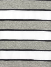 Boys Striped Jersey Polo