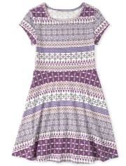 Girls Print Everyday Dress