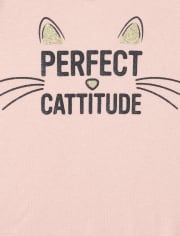 Toddler Girls Cat Outfit Set